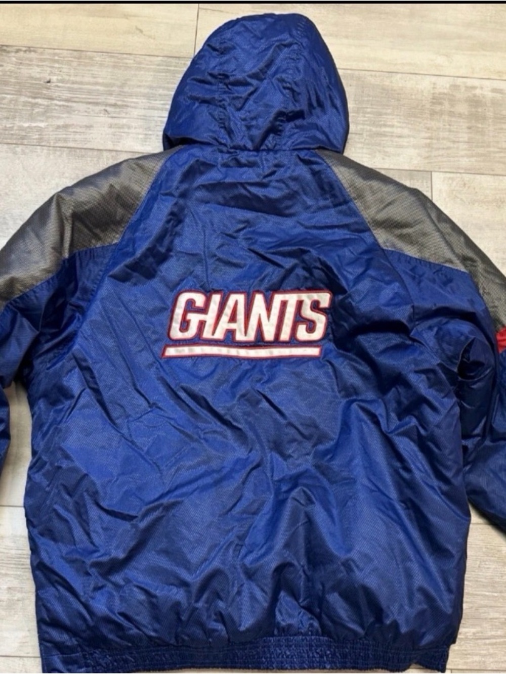 Men's Starter Pro Line New York Giants Pullover Anorak Starter Jacket XL